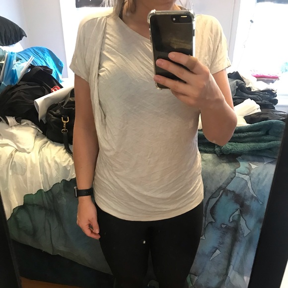 Banana Republic Asymmetrical Drape T-Shirt - Picture 5 of 7